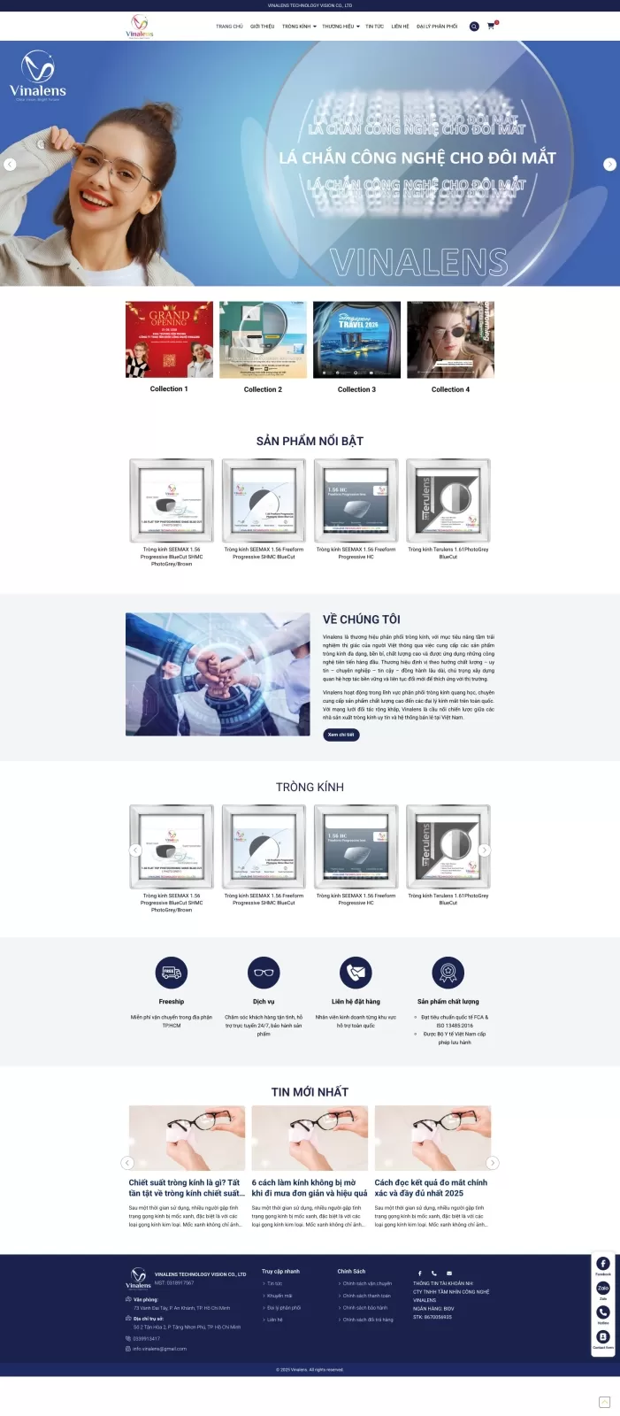 Secure web hosting data center servers with flashing blue lights