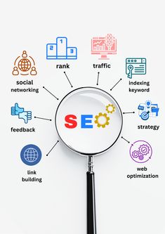 Graphic representation of two authority websites shaking hands, symbolizing a high-quality backlink exchange and link building