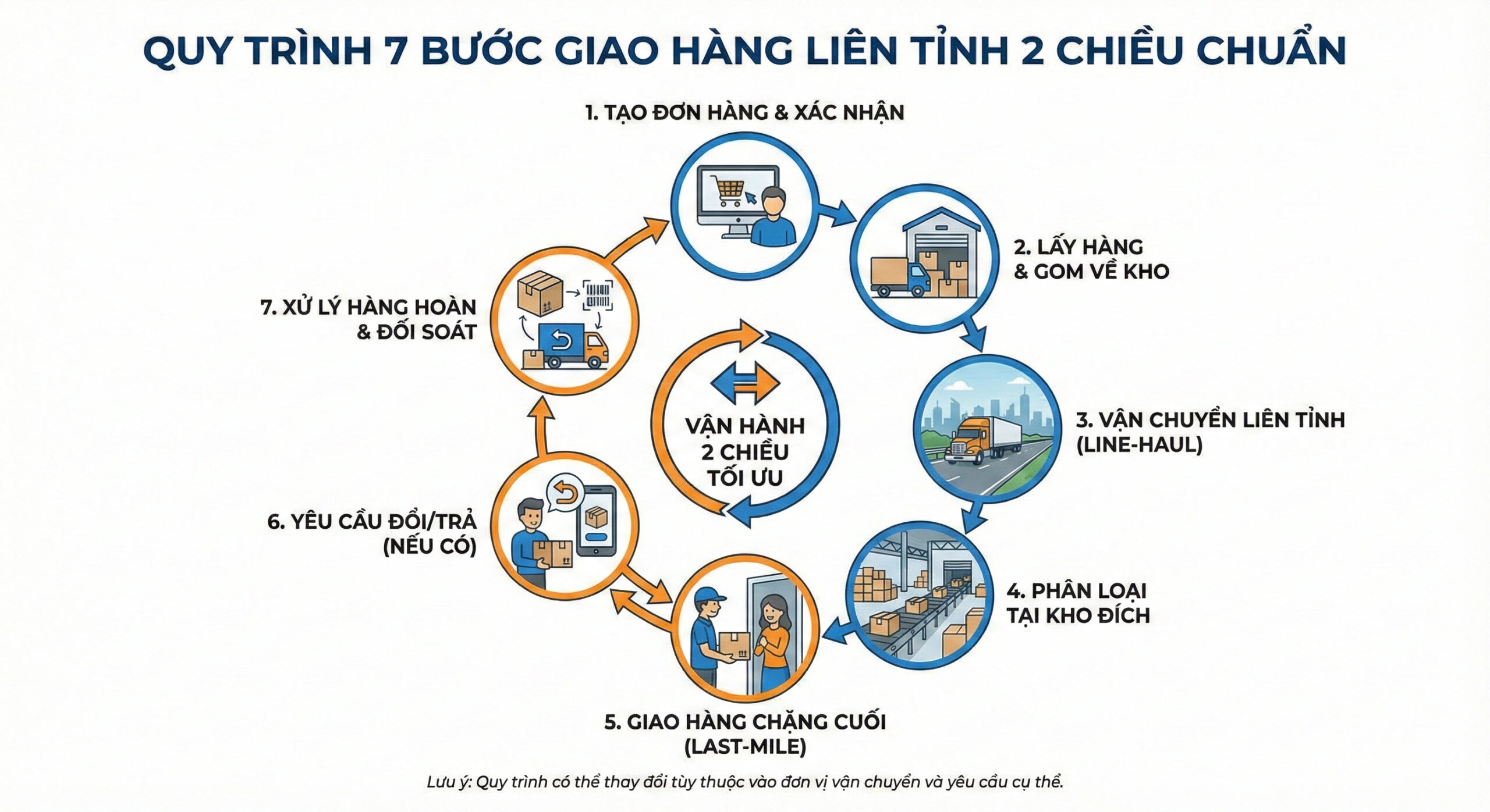 A diverse team of Kiến Vàng movers, both male and female, smiling and shaking hands with a happy family (parents and a child) in front of their new, modern house in Đống Đa. A Kiến Vàng moving truck is parked in the background, symbolizing a successful and pleasant relocation experience.